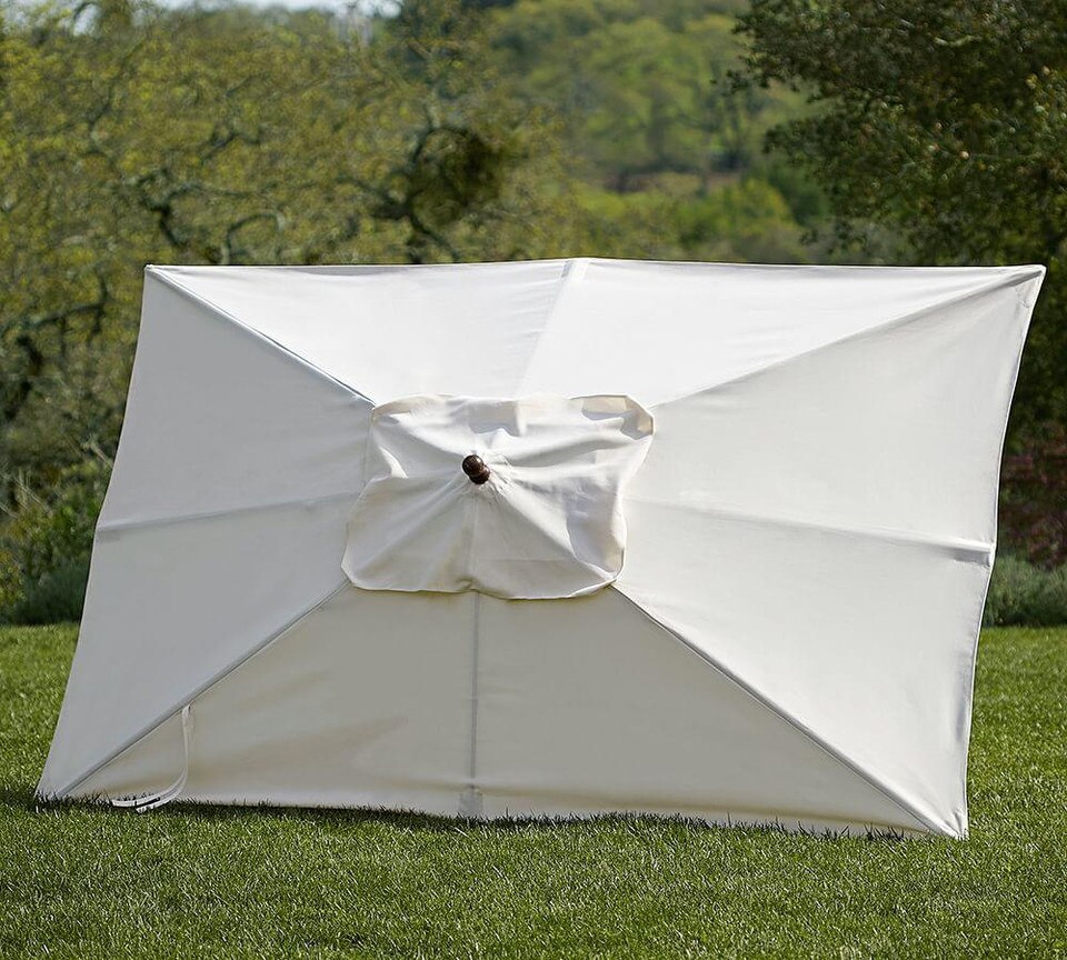 Rectangular Market Umbrella Solid Pottery Barn Australia